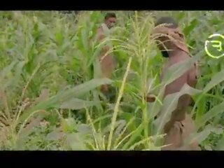 Amaka il villaggio puttana visitato okoro in il fattoria per veloce colpo lavoro
