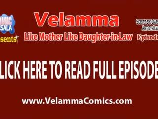 Velamma 삽화 91 - 같은 mother&comma; 같은 며느리