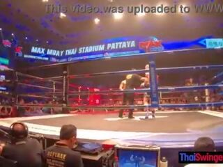Muay Thai fight night and lustful xxx movie immediately after for this big ass Thai mistress hottie