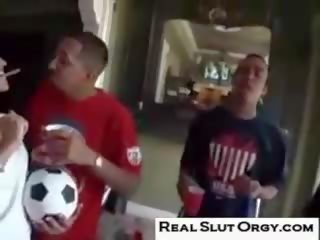 Real prostitute orgy soccer game next thing right after party