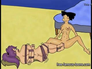Simpsons ja futurama hentai orgies