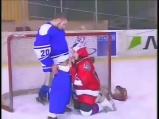 Ice hockey playing and kurang ajar clip