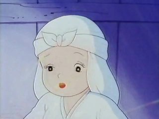 Naked anime nun having porn movie for the first time