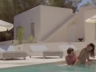 Groovy Sensitive dirty clip In The Swimmingpool