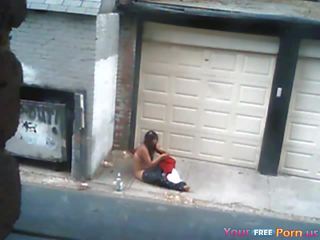 Fucking A hooker In An Alley