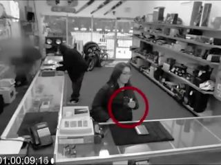 Fascinating cooz selling a dicolong old bugle gets fucked by shop owner