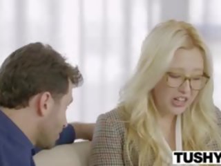 TUSHY First Anal For Blonde cutie Samantha Rone