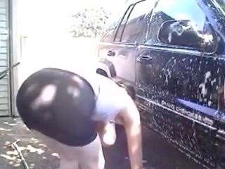 Mobil mencuci besar payudara