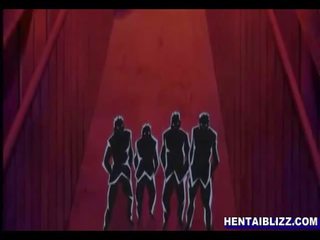 Hot hentai coed groupfucked by blackmen