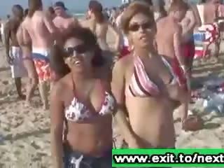 Beach Party with drunk superior next door girls clip